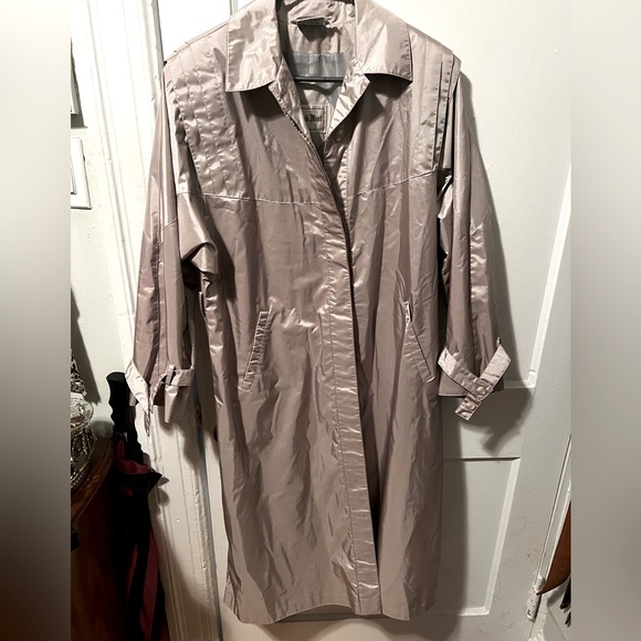 Silver vintage rain trench - Picture 1 of 6